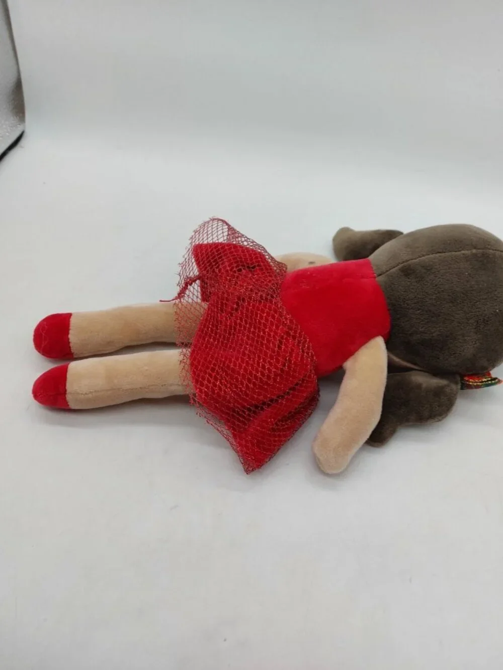Carried Away Plush Doll by Stepping Stones Merry Dress Browm Hair